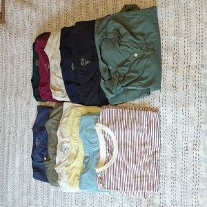 J Crew T-shirt Henley Bundle